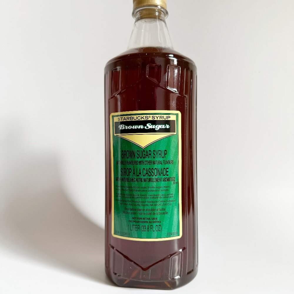 Starbucks Brown Syrup with Green Label